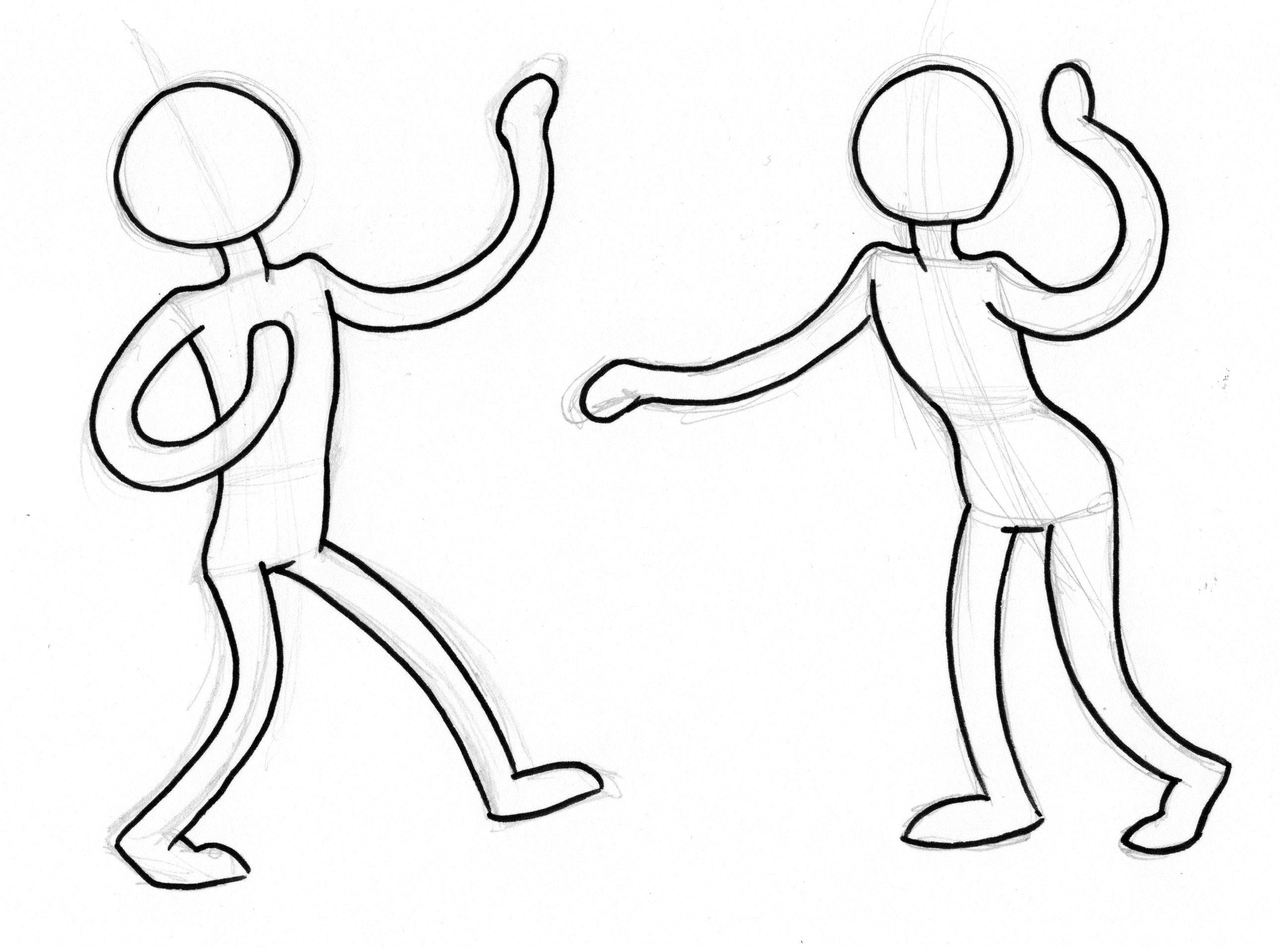 2580x1911 Cartoon Figure Drawing Blanks Cartooning Amp Animation