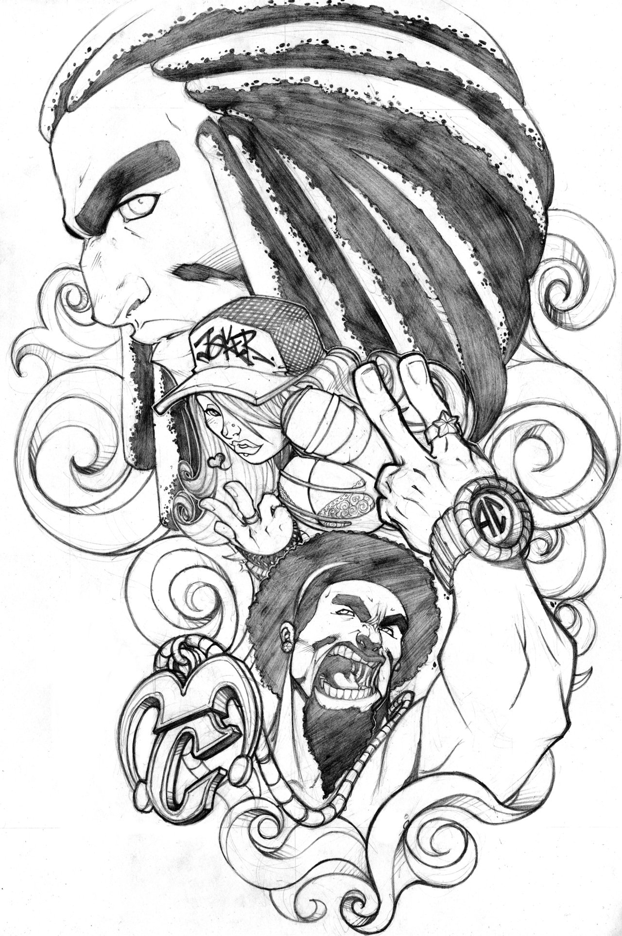 1280x1925 Tattoo Request For Joker By Biroons