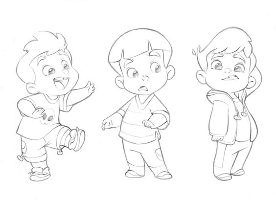 564x409 Cartoon Kid Drawing 13420