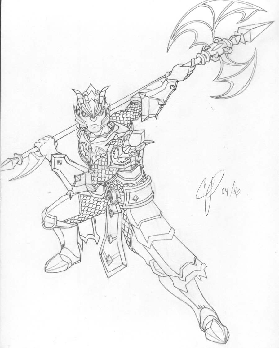 900x1123 Dragon Knight By Ghost825