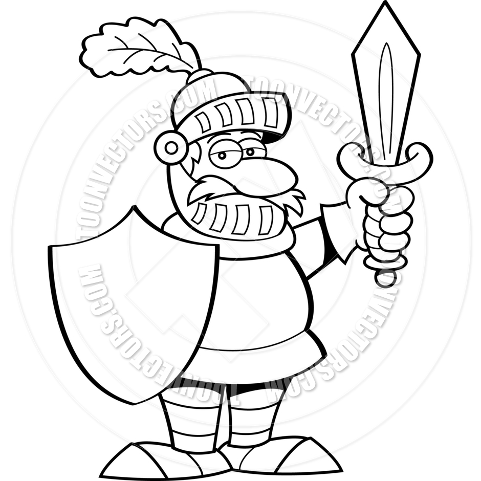 940x940 Knight Sword Clip Art Cartoon Knight With A Sword And Shield