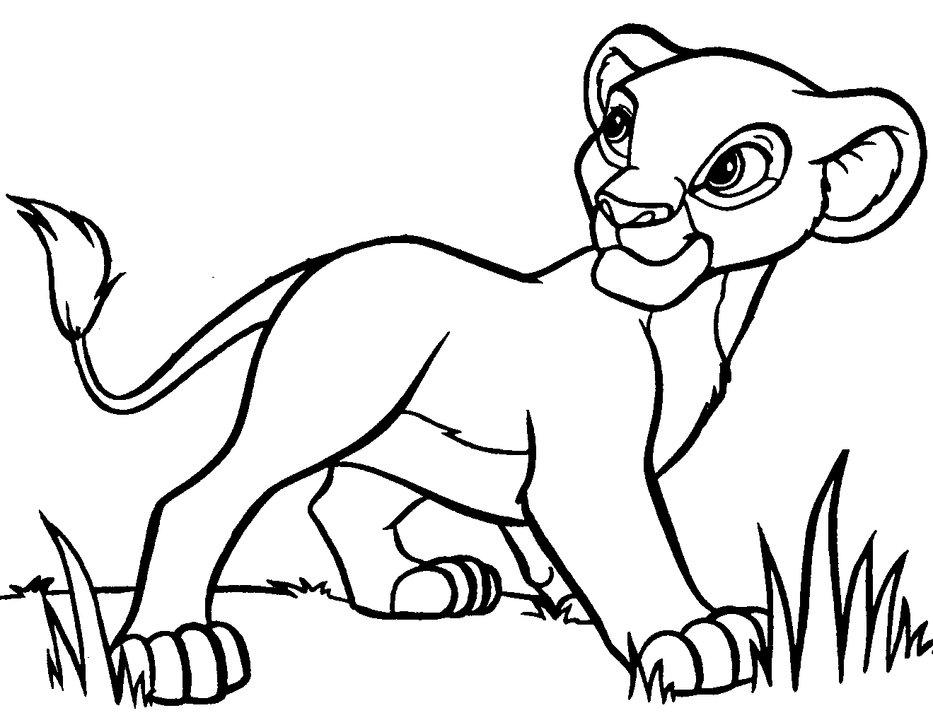 1319x1019 The Lion King Clipart Black And White