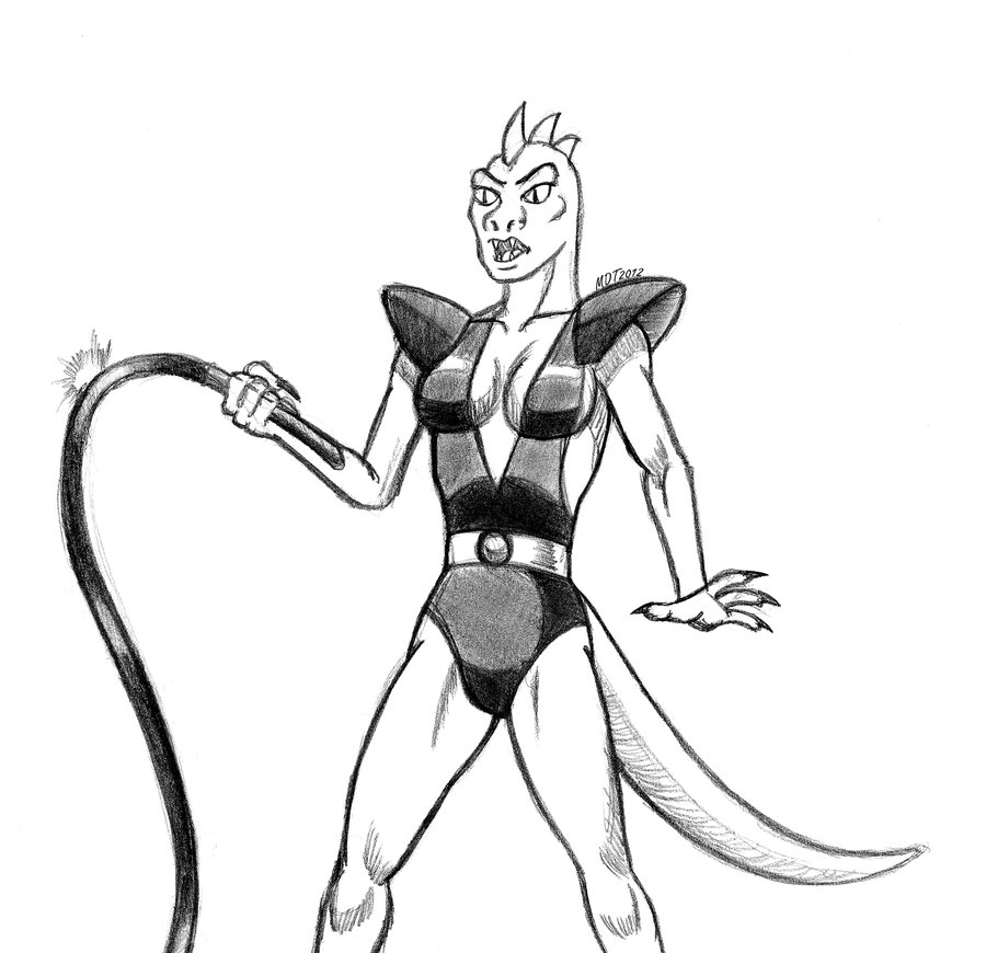 900x870 Lizard Woman By Mdtartist83