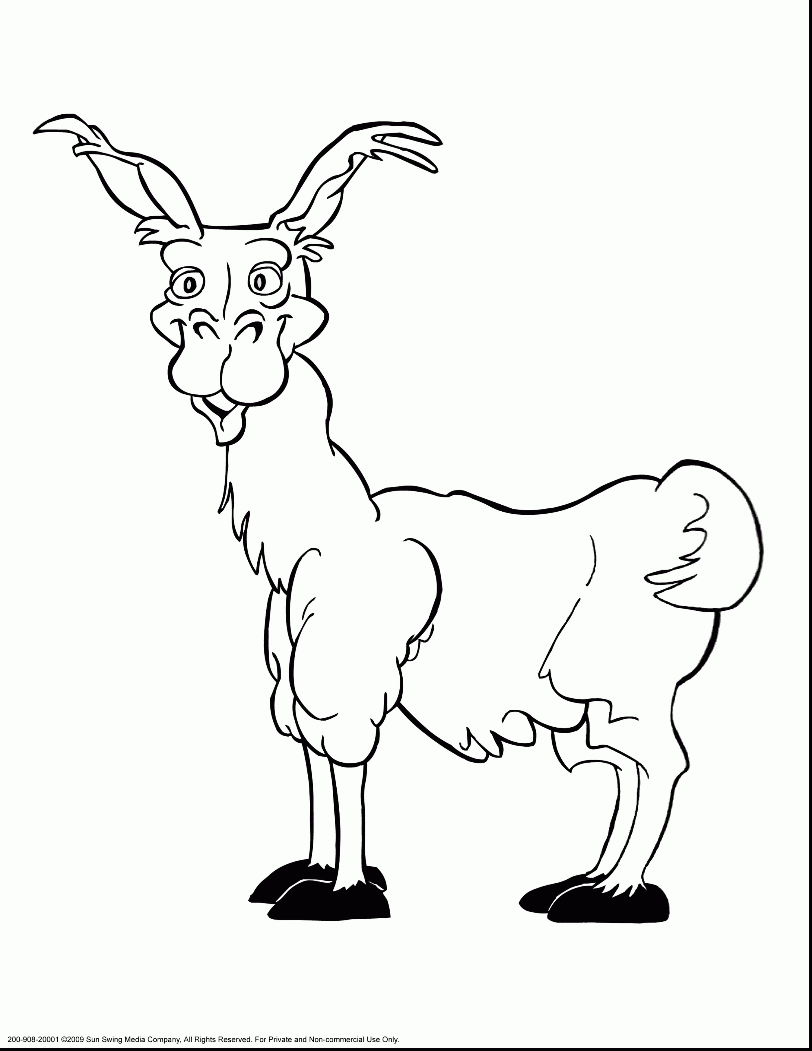 2805x3630 Spectacular Cartoon Llama Clip Art With Llama Coloring Pages