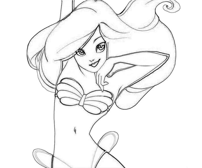800x667 Little Mermaid Ariel Cartoon Tubing