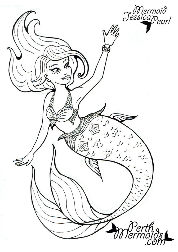 752x1063 Cartoon Mermaid Drawing Cartoon Mermaid Drawing Mermaid Jessica