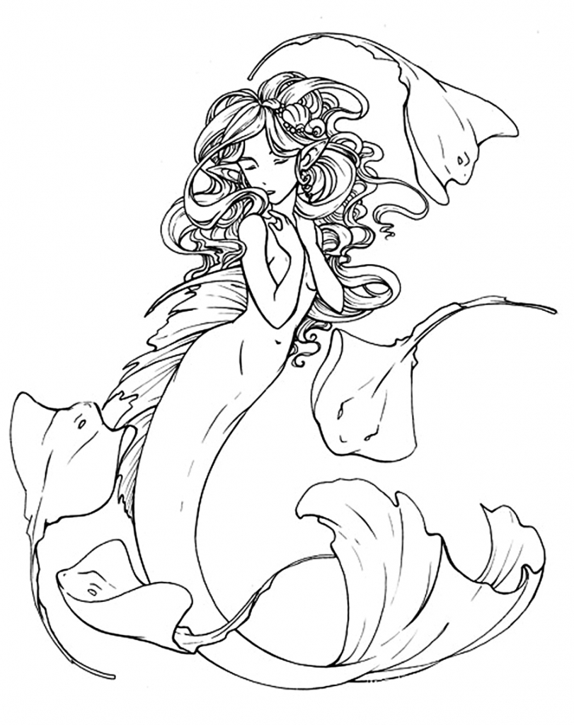 811x1024 Cartoon Mermaid Drawing Cartoon Mermaid Drawings How To Draw