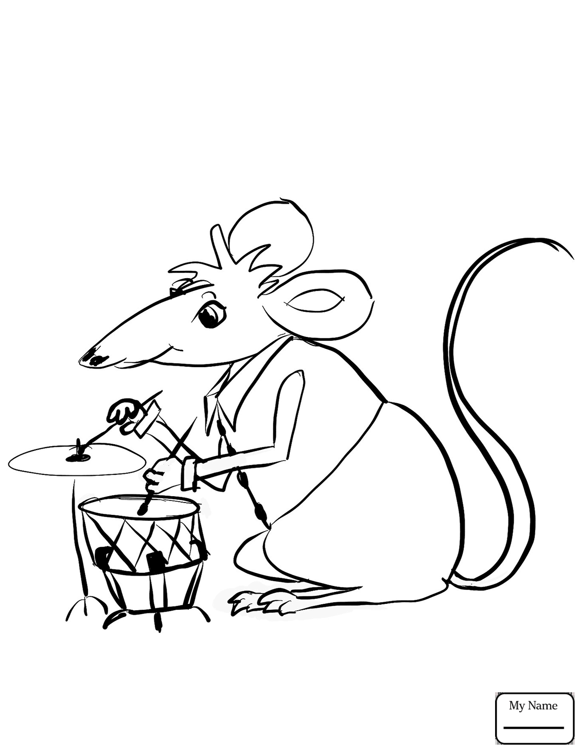 1182x1530 Coloring Pages Mammals Mice Cartoon Mouse Holding Cheese