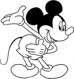 282x302 How To Draw How To Draw Mickey Mouse