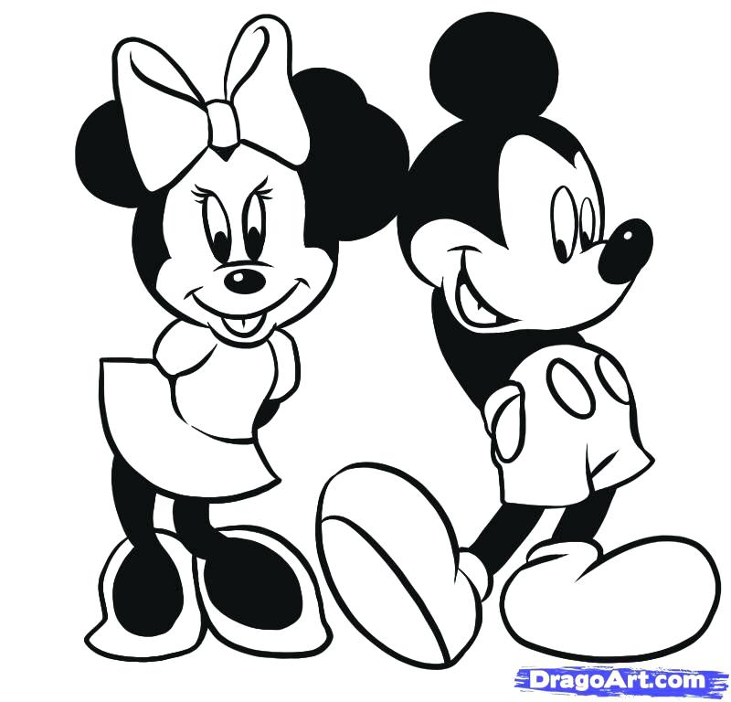 800x768 Mickey Mouse Valentine Coloring Pages Coloring Pages Draw Mouse
