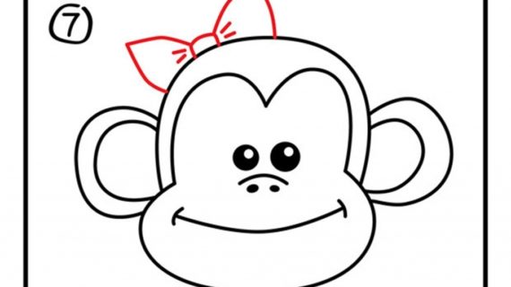 570x320 Easy Monkey Drawing Easy To Draw Cartoon Monkeys Stock Photos