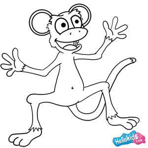 300x299 How To Draw How To Draw A Funny Monkey