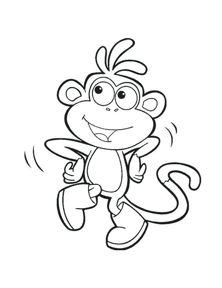 736x952 Coloring Pages Of Monkeys Cute Monkeys Coloring Pages Coloring