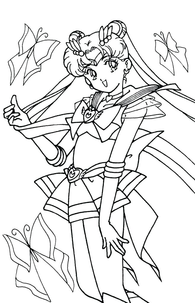 659x1024 Coloring Pages Of The Moon Good Sailor Moon Coloring Pages In Line