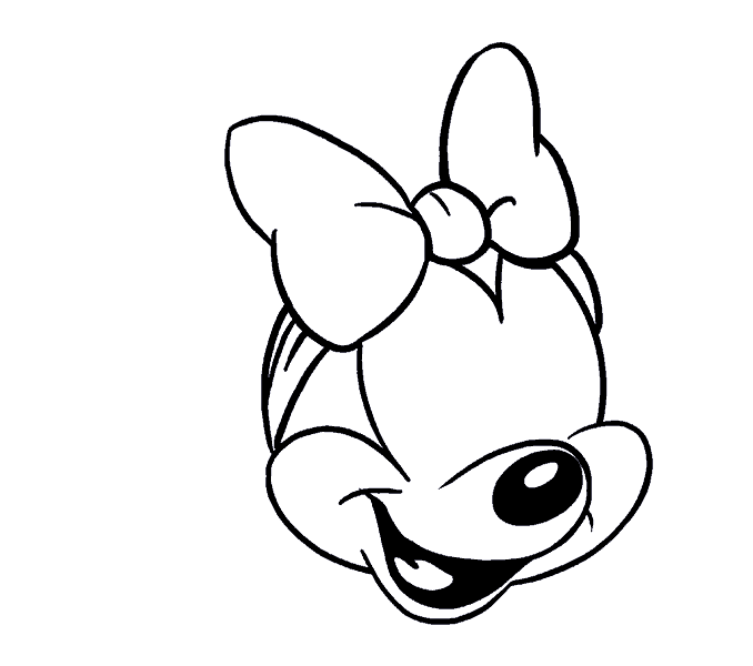 678x600 How To Draw Minnie Mouse In A Few Easy Steps Easy Drawing Guides