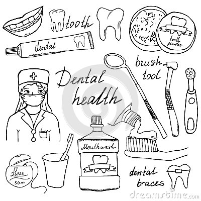 400x400 Drawn Teeth Mouth