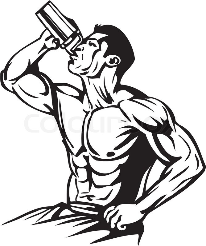 668x800 Man Drinking Water From A Shaker