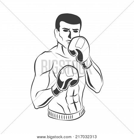450x470 Vector Cartoon Muscular Strong Vector Amp Photo Bigstock
