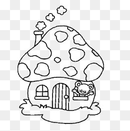 260x261 Cartoon Hand Painted Mushrooms, Cartoon Mushrooms, Hand Painted