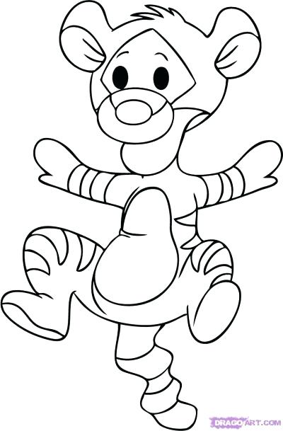 400x609 Cartoon Characters Coloring Pages How To Draw Baby Cartoon
