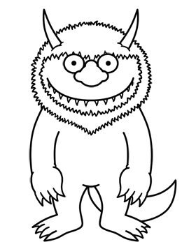 260x347 Where The Wild Things Are Cartoon Drawing Lesson