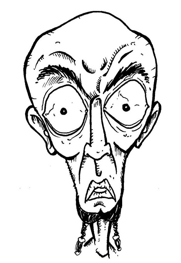 600x871 Cartoon Sketches, Cartoon Face Sketches Free Amp Premium Templates