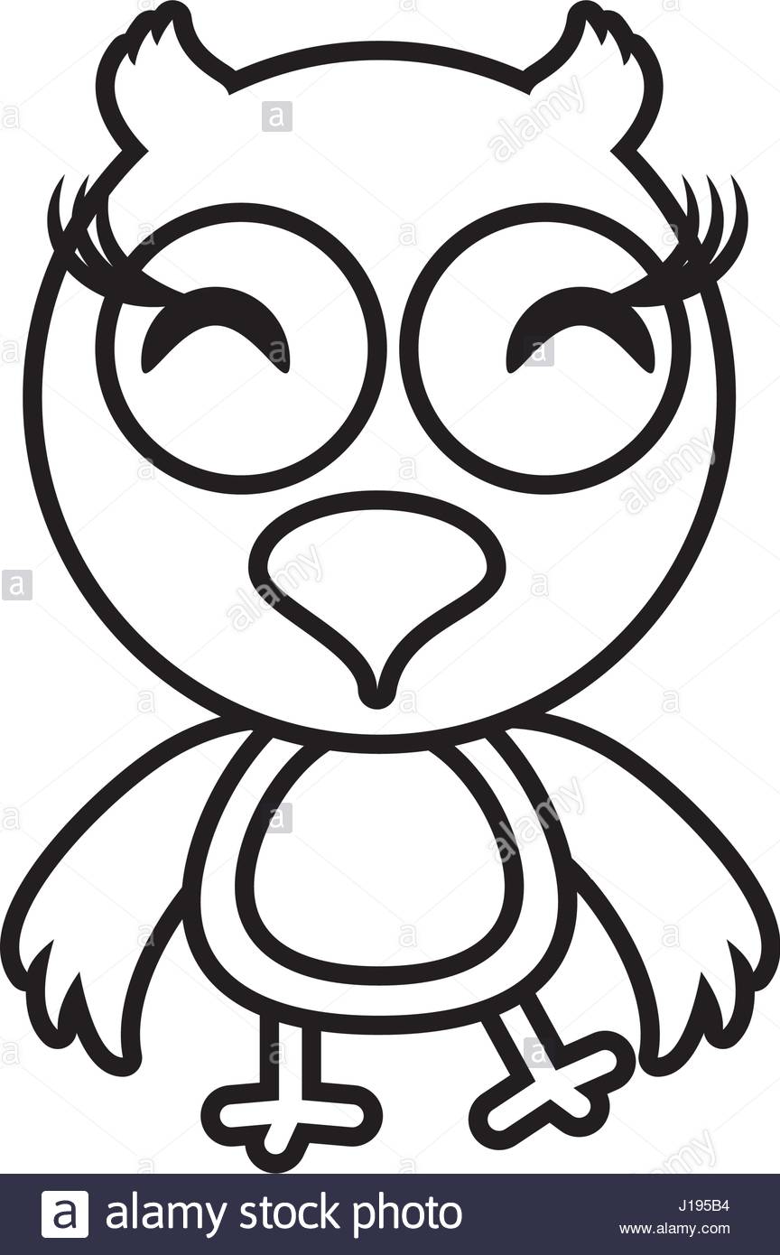 864x1390 Cartoon Owl Animal Outline Stock Vector Art Amp Illustration, Vector