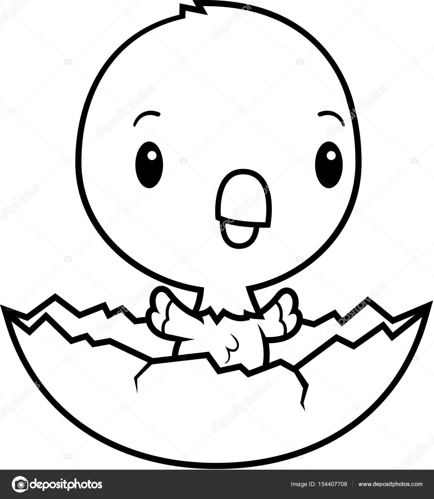 1479x1700 Cartoon Baby Parrot Hatching Stock Vector Cthoman