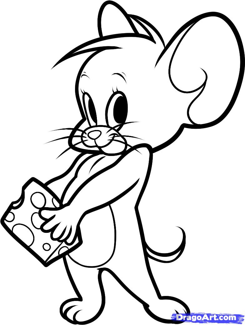 784x1040 Tom Jerry Cartoon Pencil Sketches Jerry Cartoon Pencil Sketch