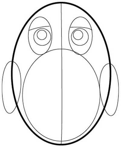 400x491 How To Draw Cartoon Penguins With Easy Step By Step Drawing
