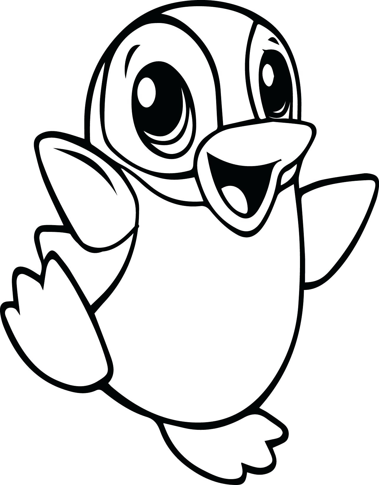 1285x1644 Cartoon Penguin Printable Coloring Pages Free Draw To Color