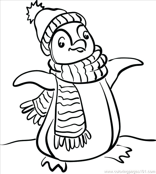 650x724 Printable Penguin Coloring Pages Penguins Coloring Pages Line