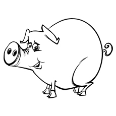 230x230 Top 20 Free Printable Pig Coloring Pages Online