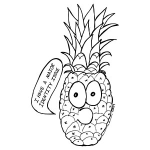 300x300 Pineapple Issue Drawing By Karl Addison