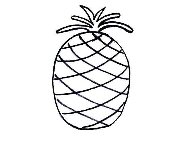 600x510 Stunning Pineapple Coloring Page Fee Free Pineapples Kids Amazing