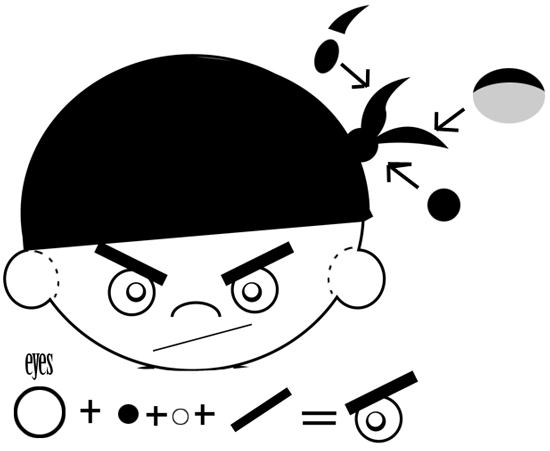 550x451 How To Draw Cartoon Pirates In Easy Steps Drawing Tutorial