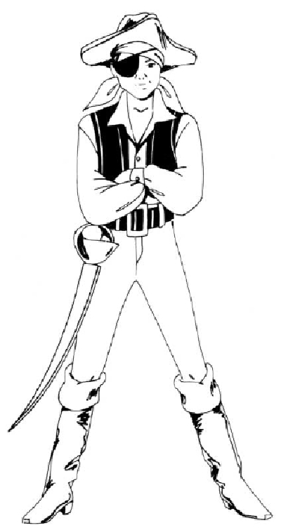 400x755 How To Draw People Boy In A Pirate Costume Howstuffworks