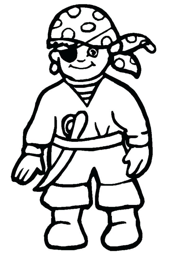 600x815 Pirate Coloring Book