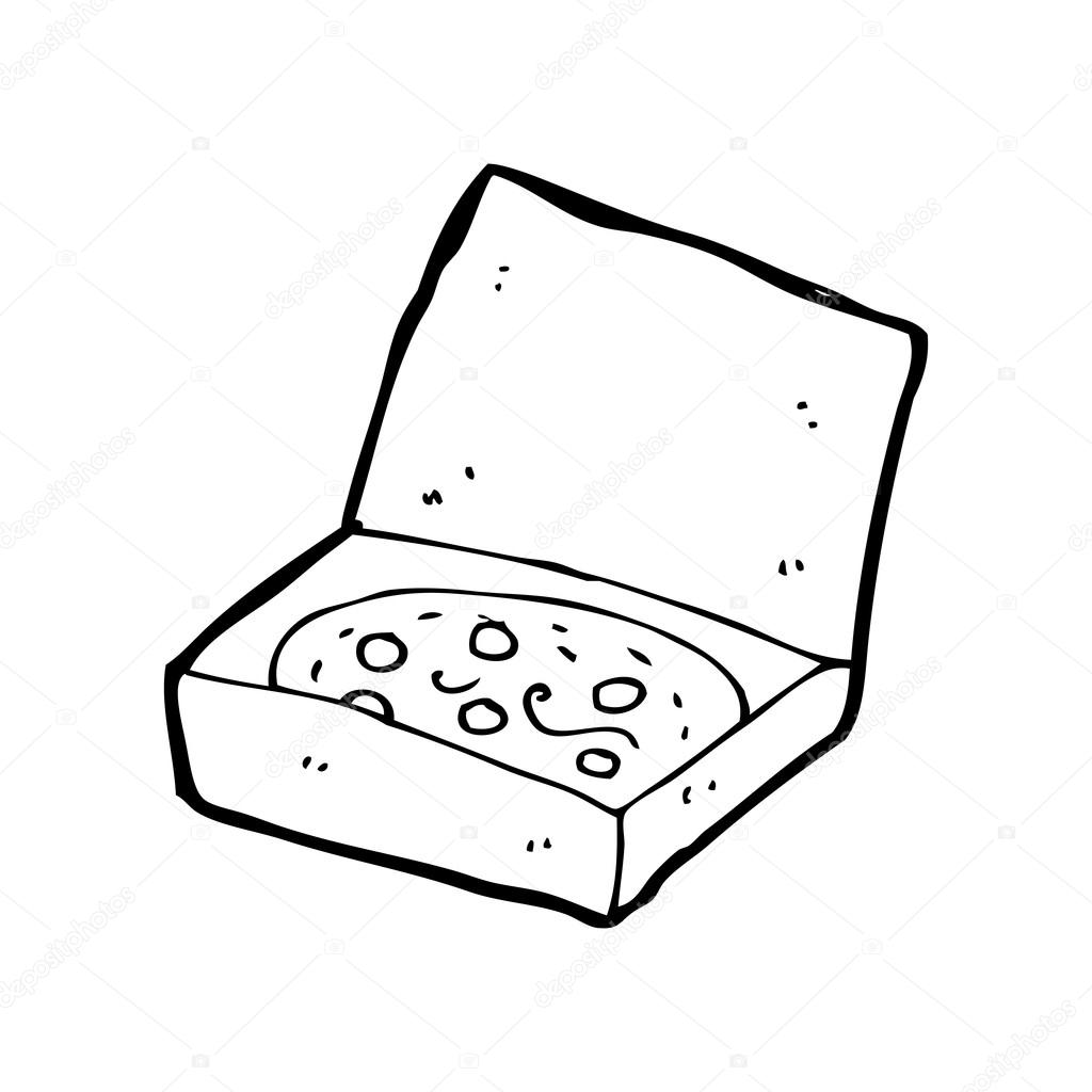 1024x1024 Cartoon Pizza Stock Vector Lineartestpilot