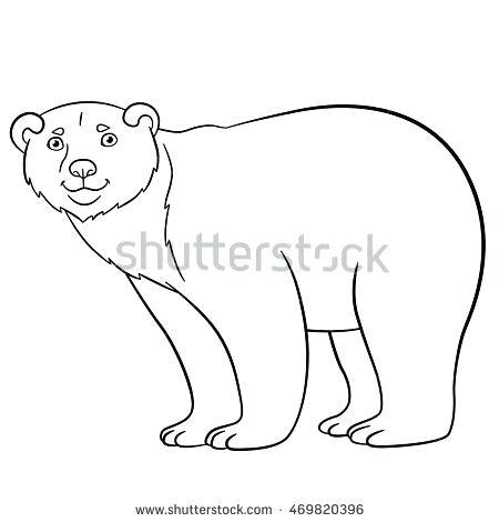 450x470 Coloring Pages Of Polar Bears Endangered Animals Coloring Pages