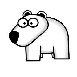 250x250 Drawing A Cartoon Polar Bear