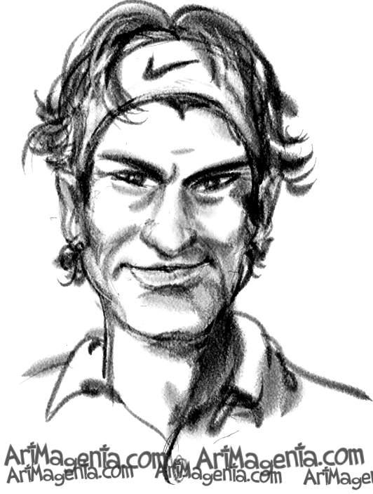 532x703 Caricatures Roger Federer
