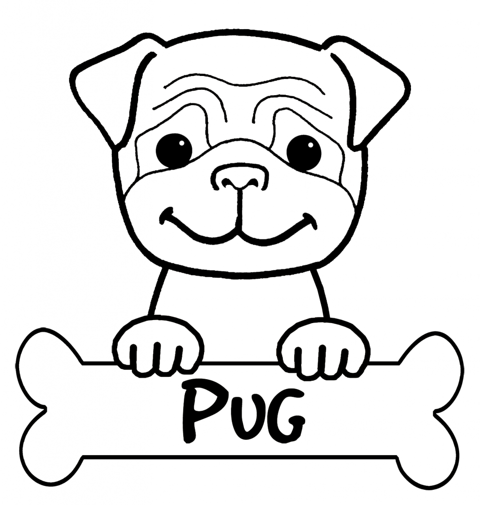 974x1024 Pug Coloring Pages Animal Coloring Pages