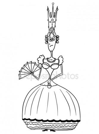 333x450 Cartoon Vector Medieval Fantasy Queen Stock Vector Ursus