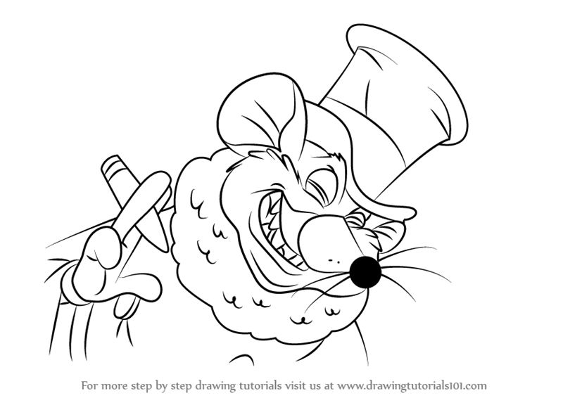 800x566 Learn How To Draw Warren T. Rat From An American Tail (An American