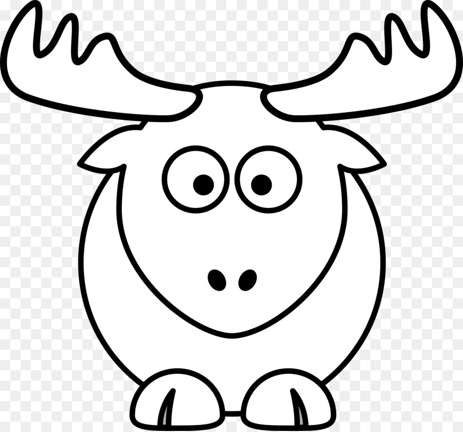 900x840 Domestic Pig Cartoon Reindeer Drawing Clip Art