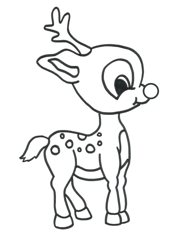736x952 Rudolph Coloring Book And Coloring Pages Of Reindeer Coloring