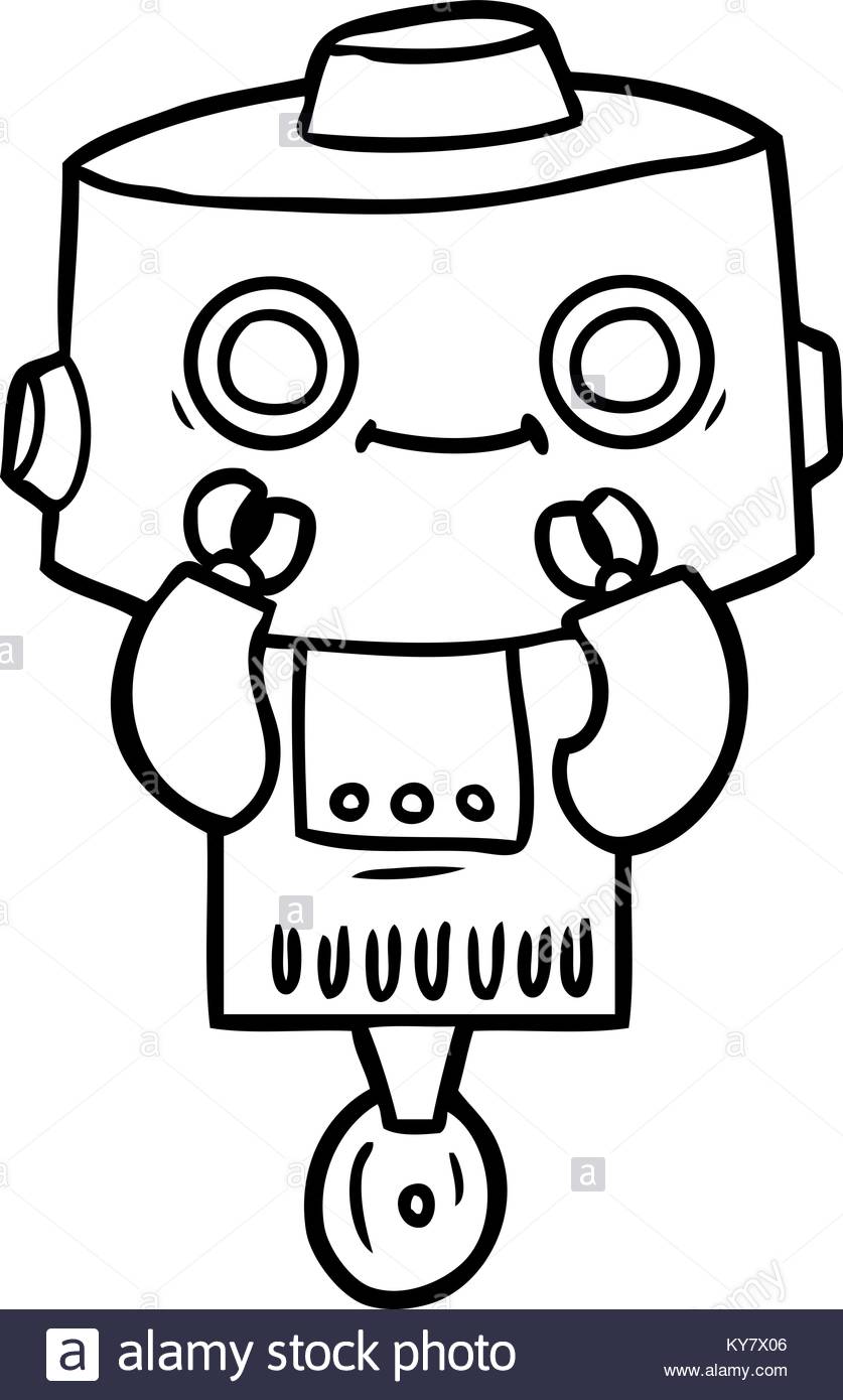 837x1390 Cartoon Robot Stock Vector Art Amp Illustration, Vector Image