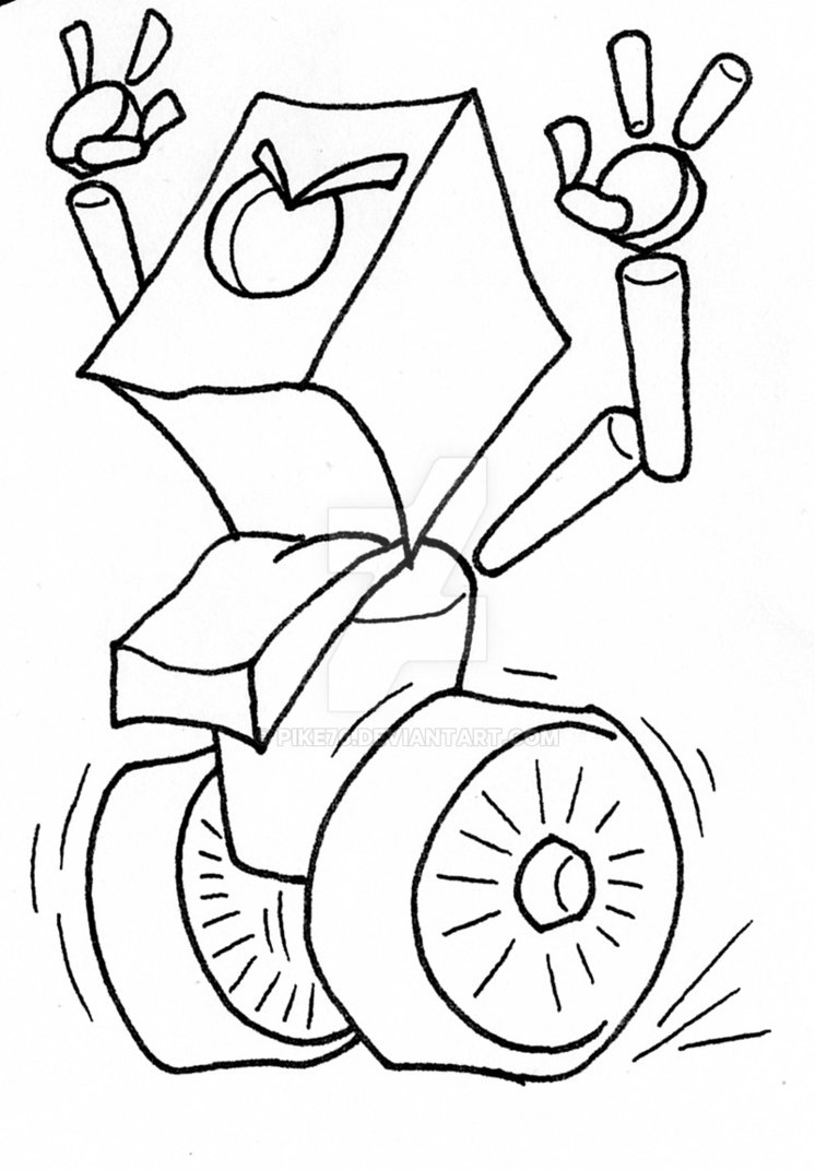 746x1071 Evil Robot Cartoon By Pike76