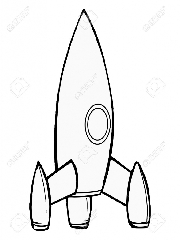 767x1024 Cartoon Rocket Drawing Hand Drawn, Cartoon, Illustration Of Toy